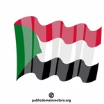 Flagge des Sudan