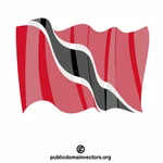 Drapelul vectorului Trinidad și Tobago
