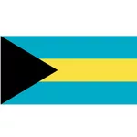 Vektor flagga Bahamas
