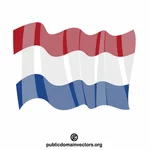 A bandeira nacional dos Países Baixos