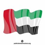 アラブ首長国連邦ベクトルの国旗