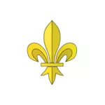 Kuva ranskankielisestä kanadankielisestä versiosta fleur-de-lysistä