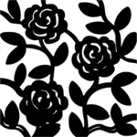 Růže ornament vektorový obrázek