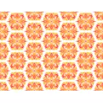 Floral background in orange and pink