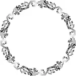 Flourish circle vector graphics