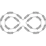 Flourish infinity symbol