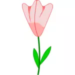 Pembe çiçek vektör görüntü