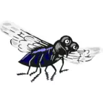 Fly hyönteisvektori kuva