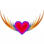 Jantung dengan sayap