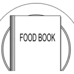 Vektorové ilustrace z knihy potravin na talíři