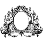 Decorative vintage mirror