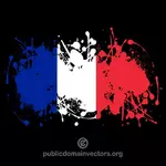 العلم الفرنسي في تناثر الطلاء