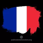 Geschilderde vlag van Frankrijk