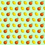 柑橘类水果图案
