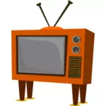 Funky staré televize vektorový obrázek