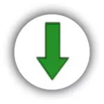Zelený Stáhnout vektorový obrázek ikony