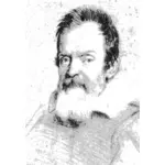 Galileo Galilei vektör görüntü