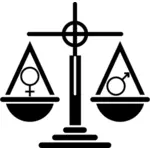 Icona di uguaglianza di genere