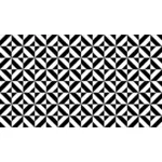 Geometric pattern in black and white color