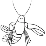 Cangrejos dibujo vectorial