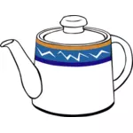 Tea Pot Vektorgrafiken