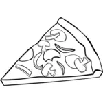 Векторная иллюстрация Пицца Пепперони