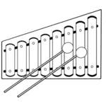 Grafica vectoriala de xilofon