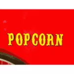 Popcorn teken vector tekening