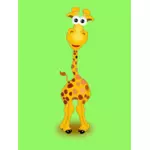 Lustige giraffe