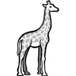 Sivilceli zürafa çizimi