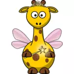 Vektor ClipArt-bilder av fairy giraff