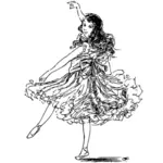 Immagine della ragazza del danzatore
