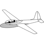 Zweefvliegtuig schets