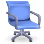 كرسي المكتب الأزرق