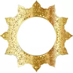 Gold decorative frame