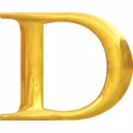 الطباعة الذهبية D