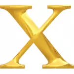 Altın harf X