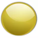 Glossy gold vector button