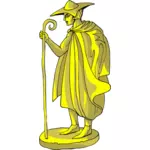 Gyllen statue symbol