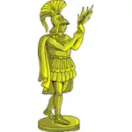 Asker altın heykeli