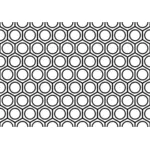 Gráfico padrão em preto e branco