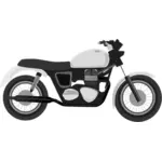 Graustufen-Motorrad