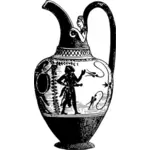 Ilustrasi vas kuno