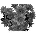 Flowers  in greyscale