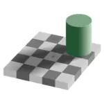 Iluzie optică cu tablă de şah