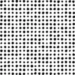 Black spots silhouette