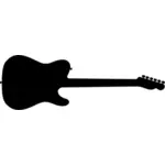 Guitar vector silhouette