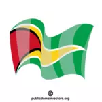 Guyana land flagg