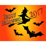 Cartel de murciélagos de Halloween