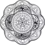 Símbolo da Mandala desenhados à mão